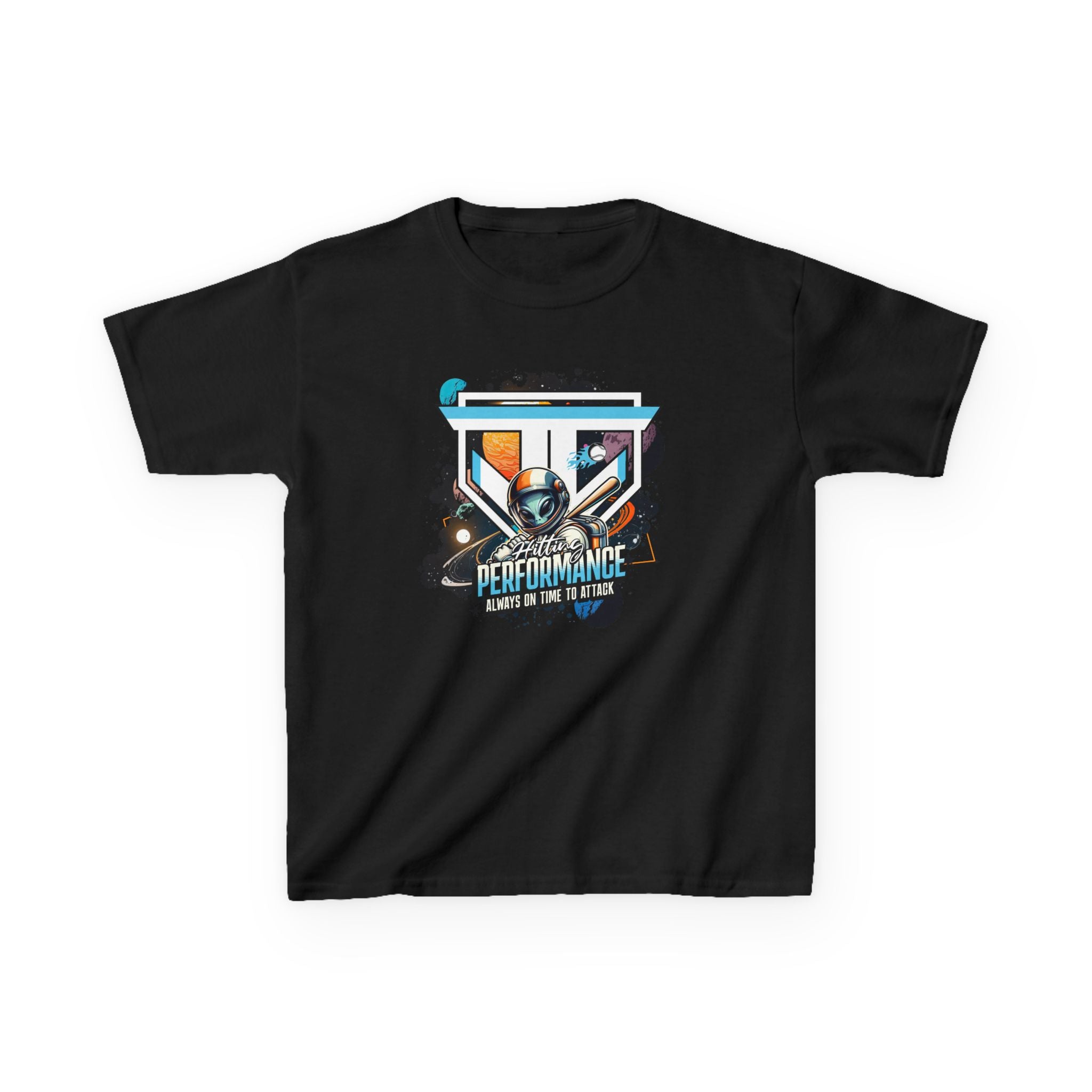 Kids Performance Camper Van T-Shirt — Retro Adventure Graphic Tee