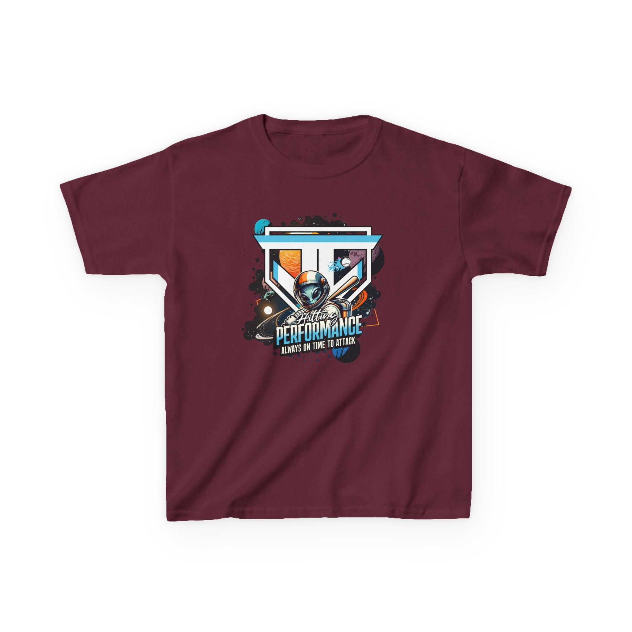Kids Performance Camper Van T-Shirt — Retro Adventure Graphic Tee