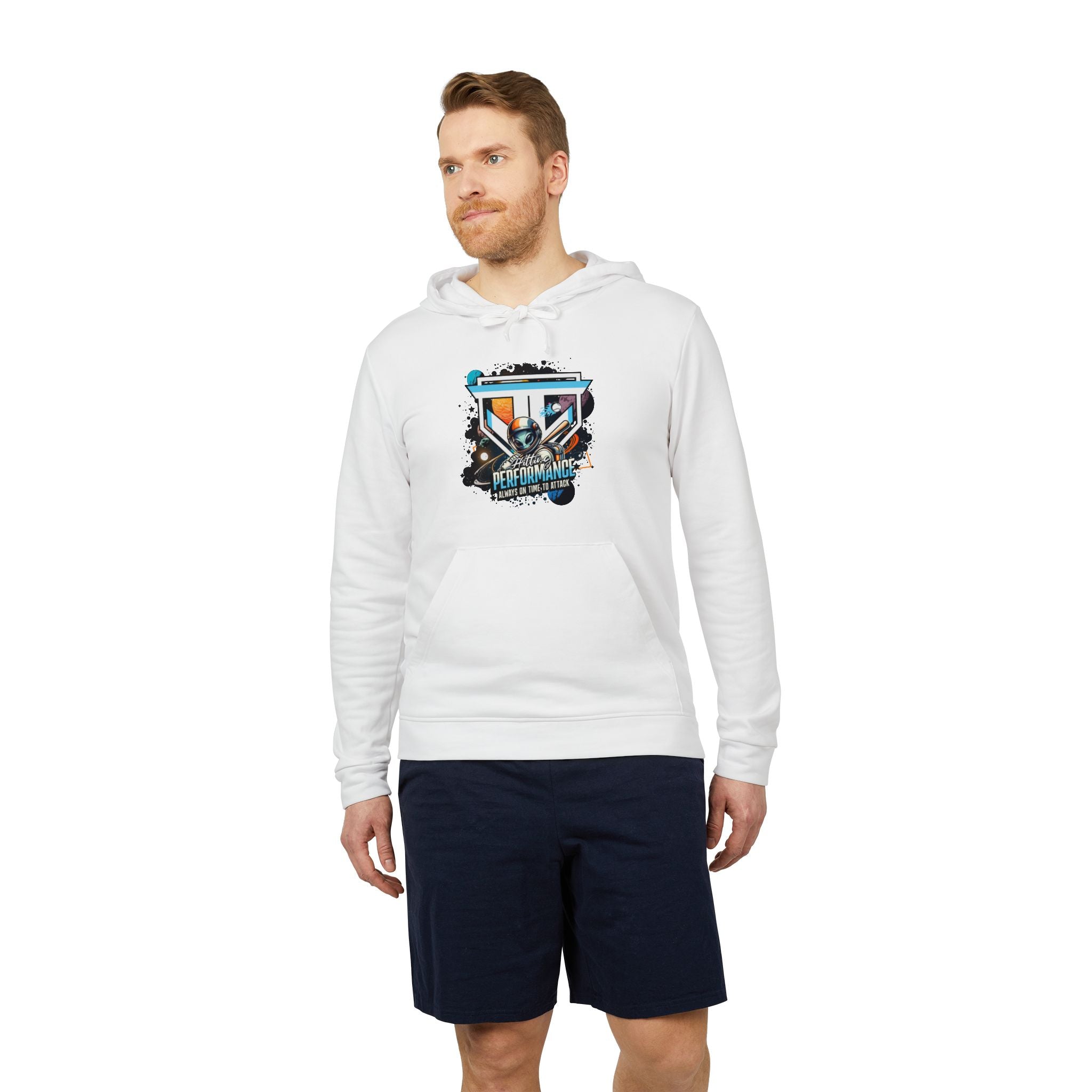 Astronaut Alien Hitter - Adidas Performance Hoodie