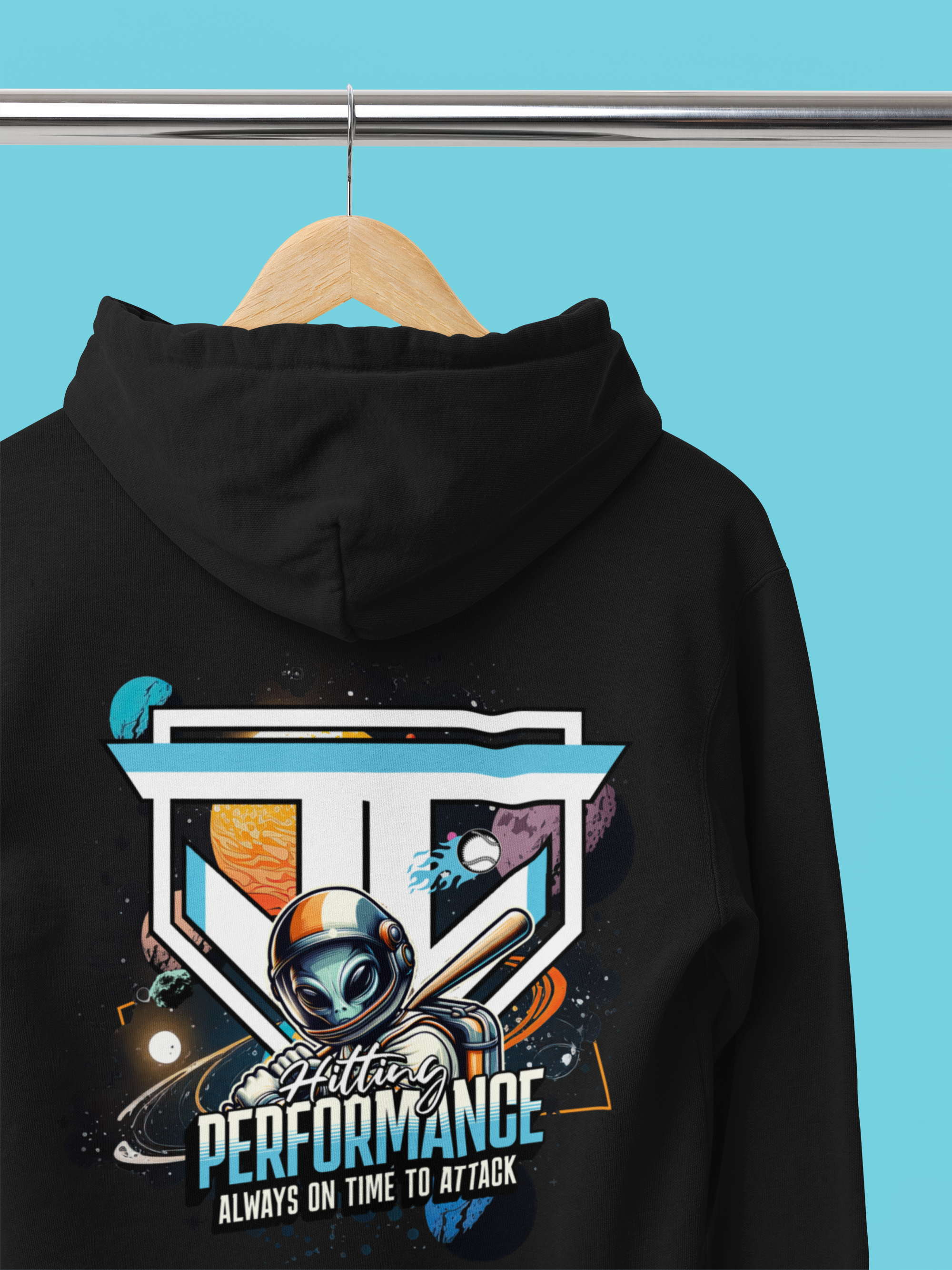 Astronaut Alien Hitter Hoodie