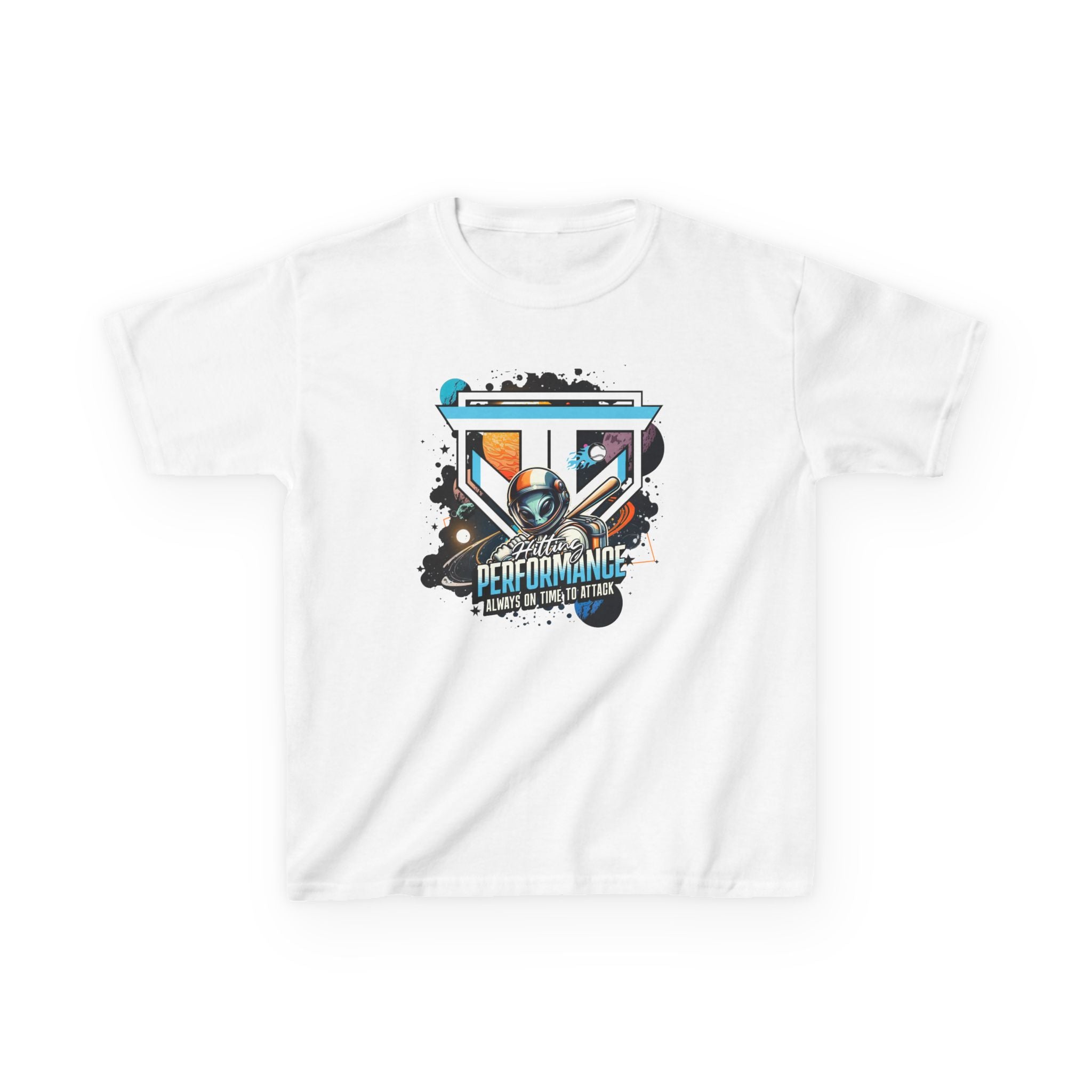 Kids Performance Camper Van T-Shirt — Retro Adventure Graphic Tee